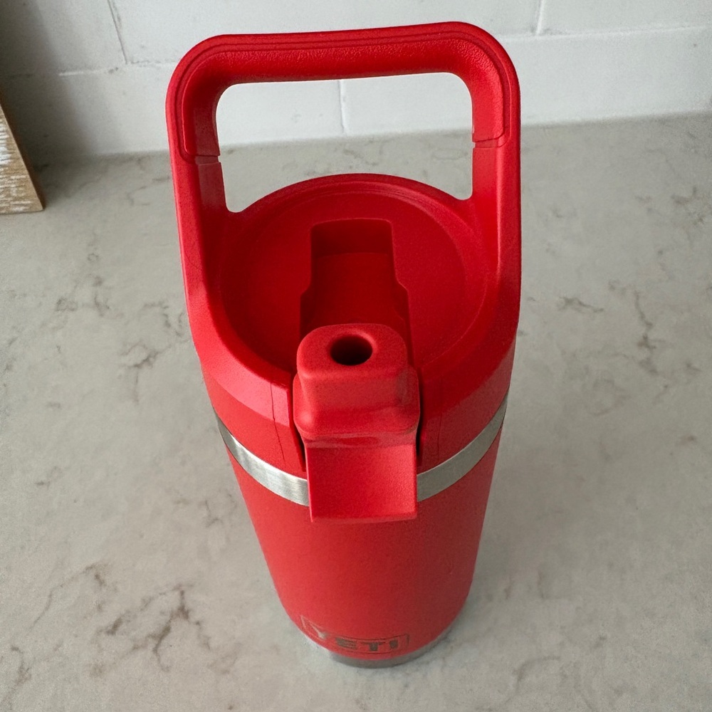 Brand New Yeti Rambler Jr 12 oz Kids Bottle Canyon Red - Picture 11 of 15